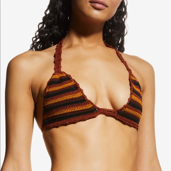 Carolina K crochet swim two piece bikini size small - Picture 7 of 13